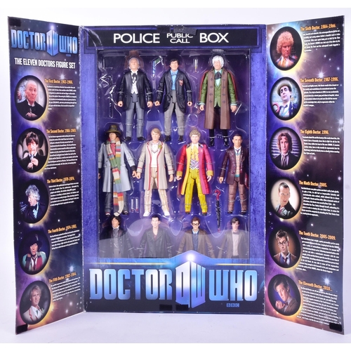 647 - Doctor Who - Character Options - an 'Eleven Doctors Figure Set' boxed action figure set featuring al... 