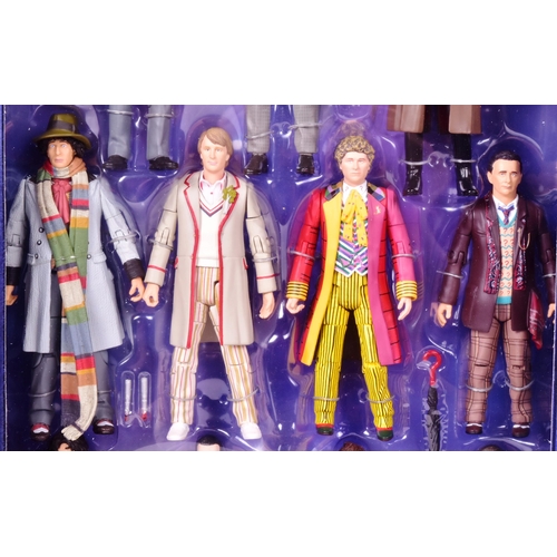 647 - Doctor Who - Character Options - an 'Eleven Doctors Figure Set' boxed action figure set featuring al... 