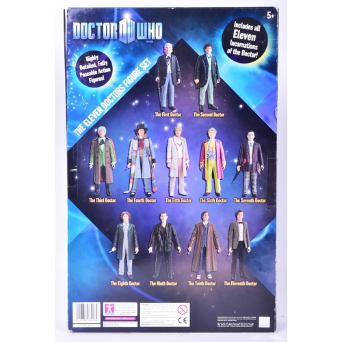 647 - Doctor Who - Character Options - an 'Eleven Doctors Figure Set' boxed action figure set featuring al... 