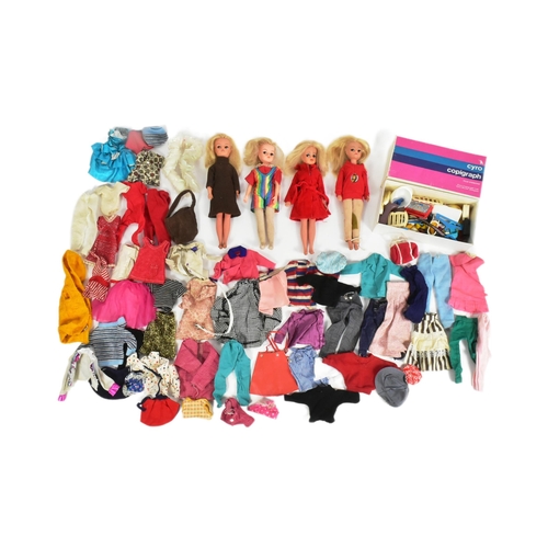 649 - Sindy - a large collection of assorted vintage c1970s Pedigree made Sindy dolls, clothing and access... 