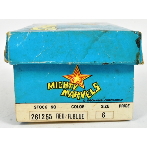 694 - Marvel - a NOS ex-shop stock box of vintage c1980 ' Might Marvels ' children's shoes. Unused, ex-sho... 