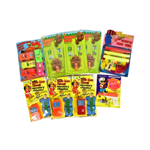 747 - Rack Pack Toys - a collection of vintage c1970s 'rack pack' ex-shop stock toys. Includes: Smokey Bea... 