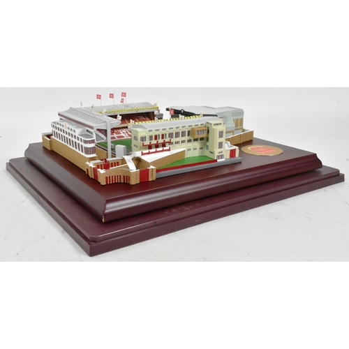 749 - An officially licenced Arsenal FC Football Club Highbury replica model stadium. The model mounted to... 