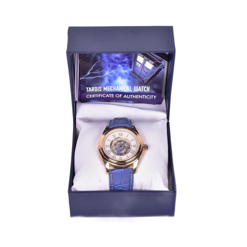 750 - Doctor Who - Bradford Exchange - a scarce Dr Who ' Tardis Mechanical Watch ' by Bradford Exchange. H... 