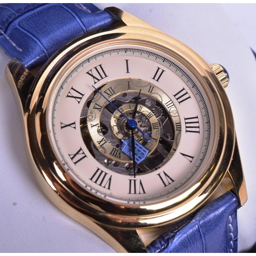 750 - Doctor Who - Bradford Exchange - a scarce Dr Who ' Tardis Mechanical Watch ' by Bradford Exchange. H... 