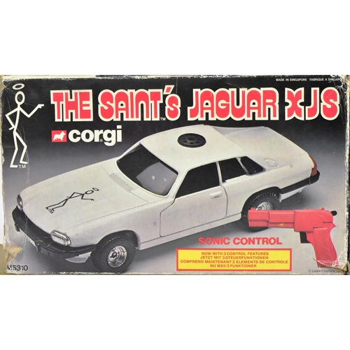 754 - A collection of x4 TV and Film related toys / action figures / memorabilia comprising; Corgi The Sai... 