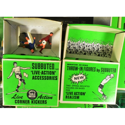 756 - Subbuteo - World Cup Edition - a collection of vintage Subbuteo table top football team sets and acc... 