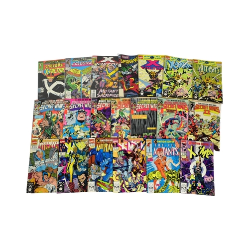 757 - Comic Books - a collection of vintage Marvel Comics to include; X-Tinction Agenda The New Mutants No... 