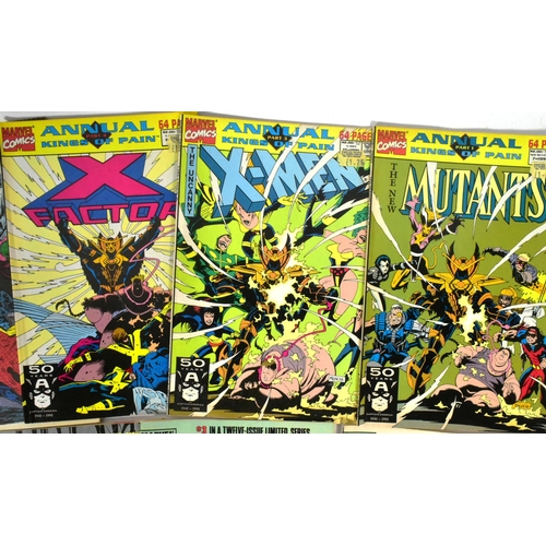 757 - Comic Books - a collection of vintage Marvel Comics to include; X-Tinction Agenda The New Mutants No... 