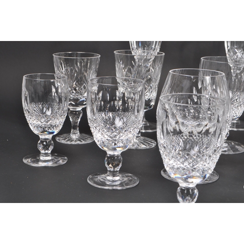 102 - Waterford Crystal - A large collection of Irish crystal glass drinking / display glasses. Comprising... 