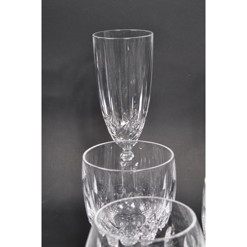 102 - Waterford Crystal - A large collection of Irish crystal glass drinking / display glasses. Comprising... 