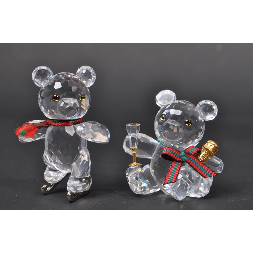 113 - Swarovski - A collection of boxed Swarovski crystal teddy bear figures. The collection to include th... 