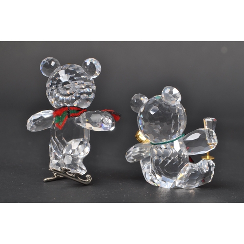 113 - Swarovski - A collection of boxed Swarovski crystal teddy bear figures. The collection to include th... 