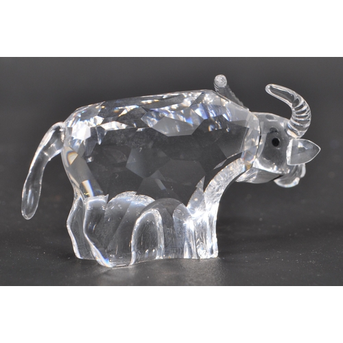 117 - Swarovski - A collection of boxed Swarovski crystal animal figure ornaments. The collection consisti... 