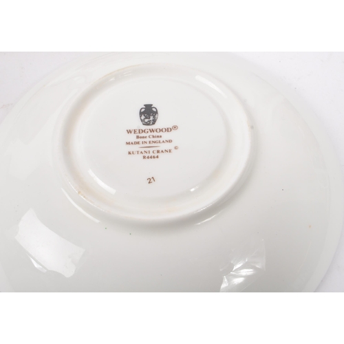 127 - Wedgwood - Kutani Crane pattern - A vintage 20th century porcelain china part tea service. Comprisin... 