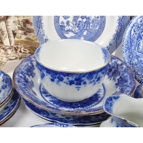 139 - Spode / Burslem / Haynes - A collection of late 19th Century and early 20th Century blue and white c... 