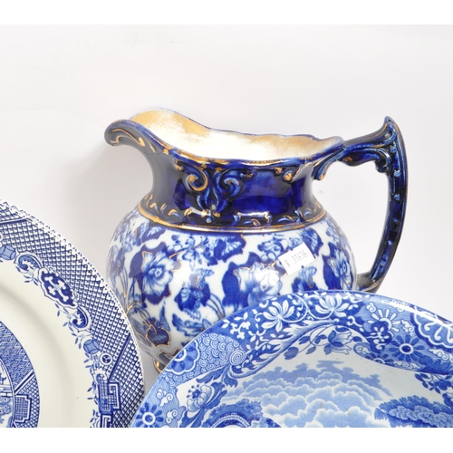 139 - Spode / Burslem / Haynes - A collection of late 19th Century and early 20th Century blue and white c... 