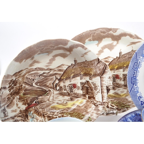 139 - Spode / Burslem / Haynes - A collection of late 19th Century and early 20th Century blue and white c... 