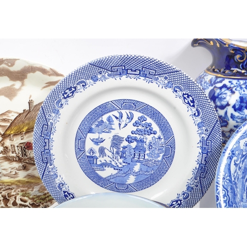 139 - Spode / Burslem / Haynes - A collection of late 19th Century and early 20th Century blue and white c... 