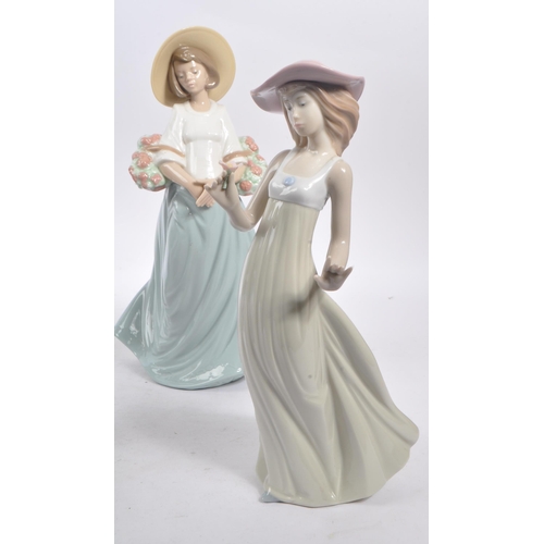 143 - Nao by Lladro - A collection of five 20th Century china porcelain Nao by Lladro figurines to include... 