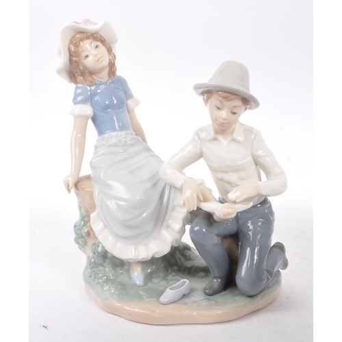 143 - Nao by Lladro - A collection of five 20th Century china porcelain Nao by Lladro figurines to include... 