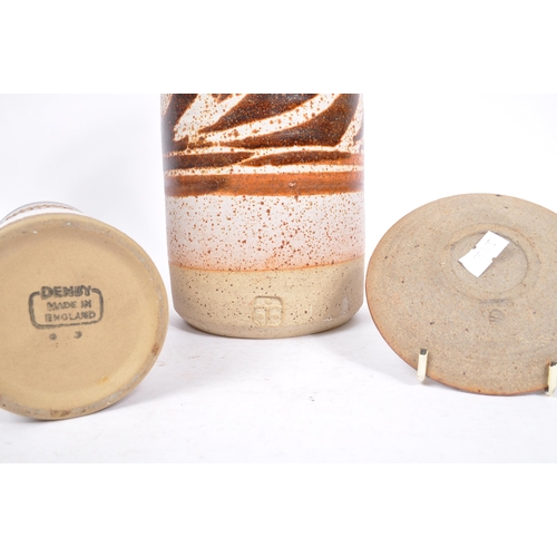 15 - David Leach / Denby - A collection of 20th Century studio pottery art ceramic stoneware items to inc... 