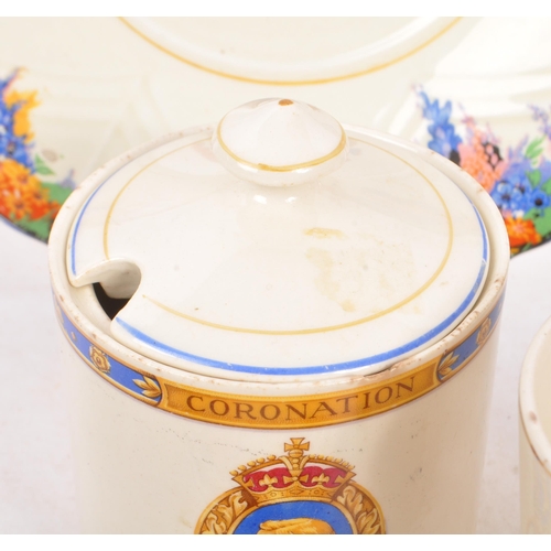 172 - A 20th Century china tea service to commemorate the Coronation of King Edward VIII on May 12th 1937 ... 