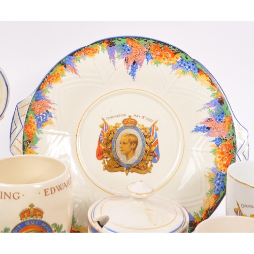 172 - A 20th Century china tea service to commemorate the Coronation of King Edward VIII on May 12th 1937 ... 