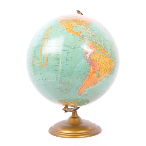 203 - George F. Cram Company Imperial Globe -  A vintage 20th Century American imperial desktop globe upon... 