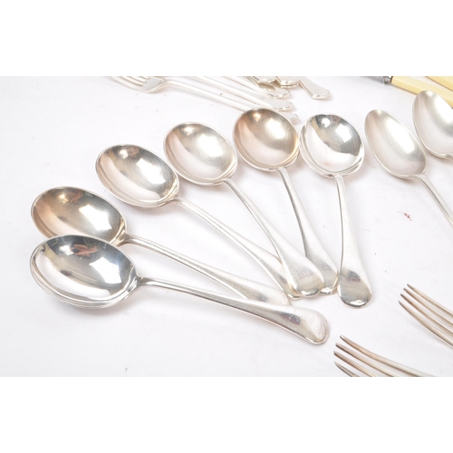 214 - Mappin & Webb - Made in Sheffield - A mid 20th century canteen of cutlery. Comprising of table forks... 