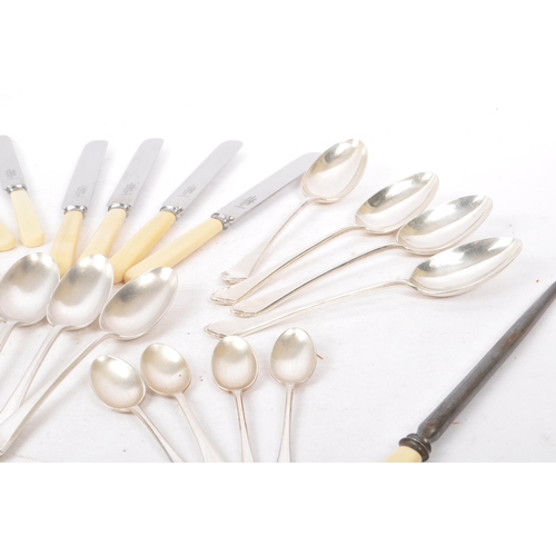 214 - Mappin & Webb - Made in Sheffield - A mid 20th century canteen of cutlery. Comprising of table forks... 