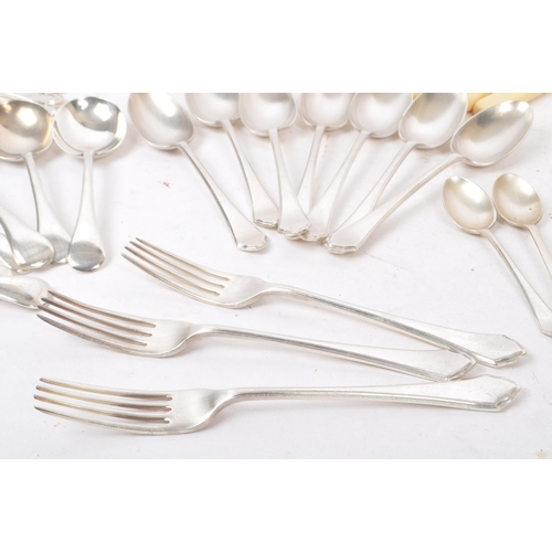 214 - Mappin & Webb - Made in Sheffield - A mid 20th century canteen of cutlery. Comprising of table forks... 