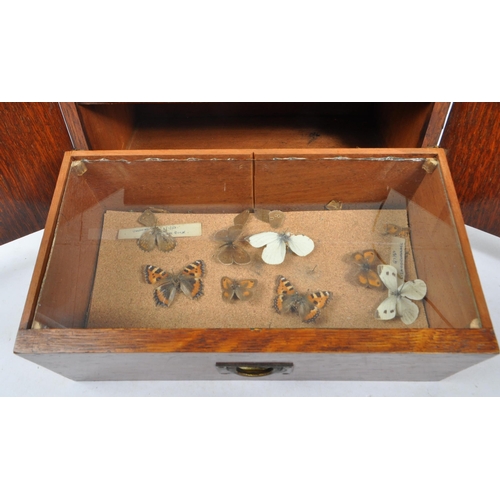 271 - Natural History Interest - A collection of approximately twenty nine taxidermy butterflies held with... 