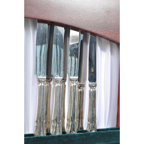 272 - Butler of Sheffield - A George Butler Heirloom Collection canteen of cutlery to include table knives... 