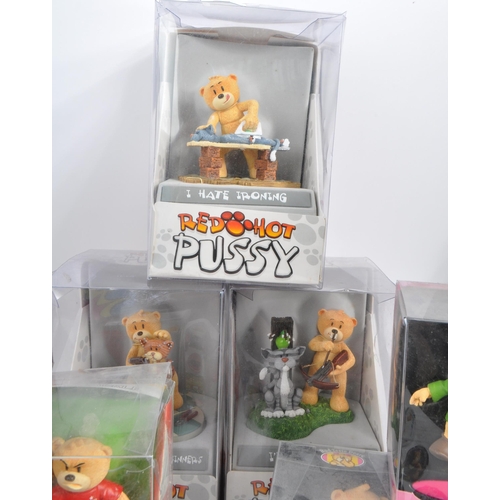 279 - A collection of approximately twenty-two ' Bad Taste Bears ' boxed figures comprising of the 'Snow W... 