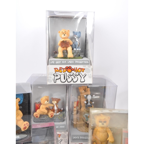 279 - A collection of approximately twenty-two ' Bad Taste Bears ' boxed figures comprising of the 'Snow W... 