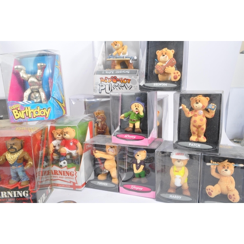 279 - A collection of approximately twenty-two ' Bad Taste Bears ' boxed figures comprising of the 'Snow W... 