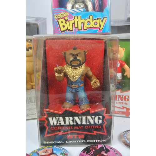 279 - A collection of approximately twenty-two ' Bad Taste Bears ' boxed figures comprising of the 'Snow W... 