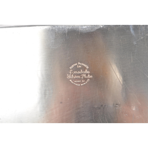 280 - Poston Products Ltd Lonsdale - A large mid Century Lonsdale silver plate tray of rectangular form ha... 