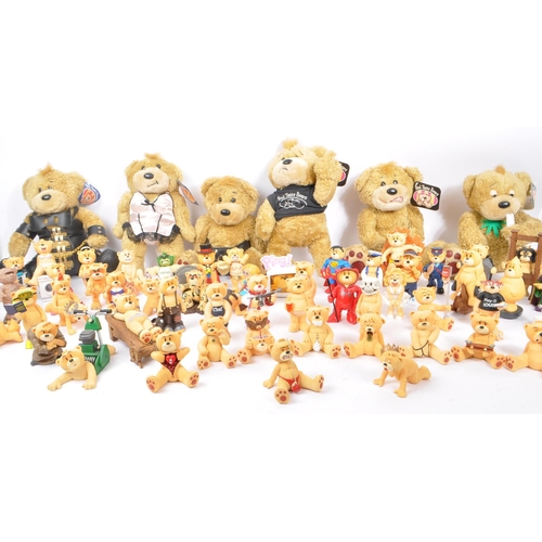 286 - A large collection of unboxed  Bad Taste Bears figures by illustrator Pete Underhill, to include; Bo... 