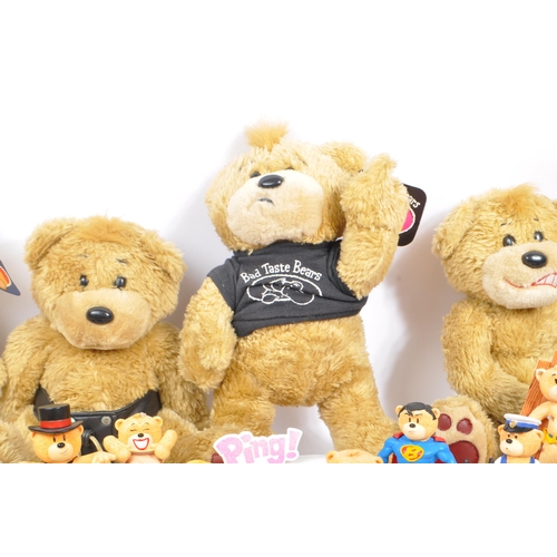 286 - A large collection of unboxed  Bad Taste Bears figures by illustrator Pete Underhill, to include; Bo... 