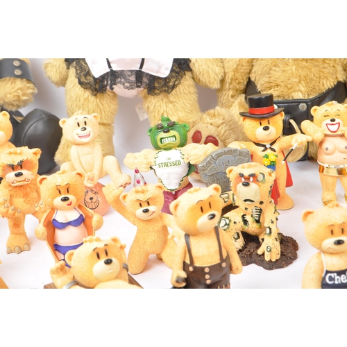 286 - A large collection of unboxed  Bad Taste Bears figures by illustrator Pete Underhill, to include; Bo... 