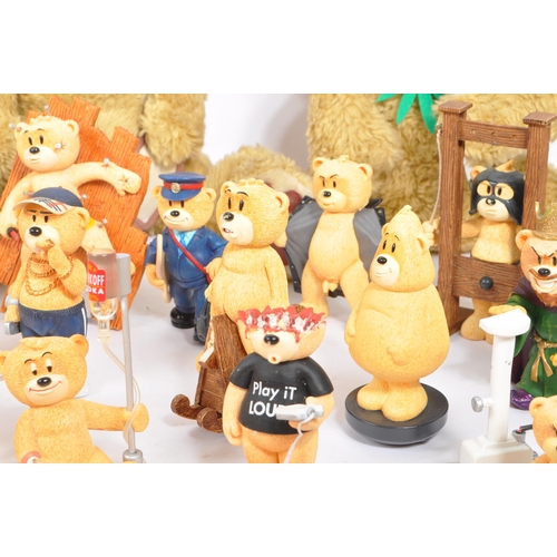 286 - A large collection of unboxed  Bad Taste Bears figures by illustrator Pete Underhill, to include; Bo... 