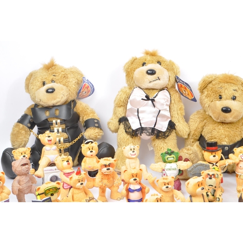 286 - A large collection of unboxed  Bad Taste Bears figures by illustrator Pete Underhill, to include; Bo... 