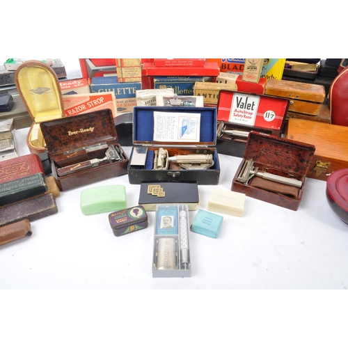 326 - A large collection of vintage 20th Century razors to include miniatures and cut throats. Comprising ... 