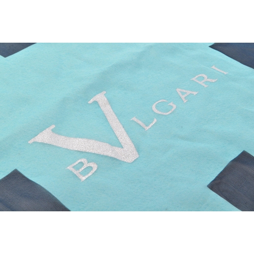 336 - Bulgari / Bvlgari - A vintage 20th Century Italian luxury fashion house Bvlgari silk scarf of square... 