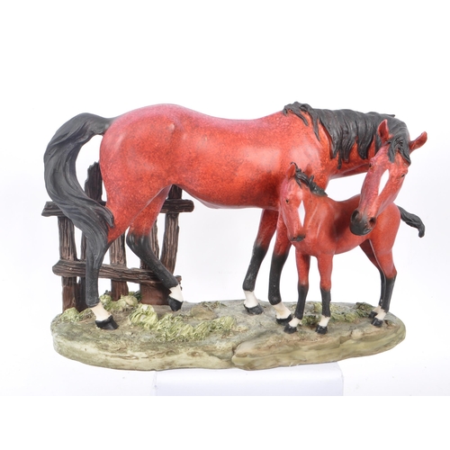 363 - The Juliana Collection - A 20th Century Juliana Collection resin figure in the form of two greyhound... 