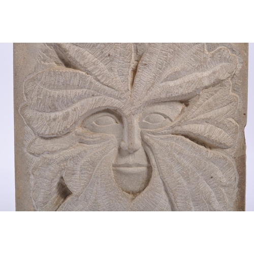 394 - Philip Chatfield (b. 1958) - A 20th Century Philip Chatfield stone sculpture depicting a carved gree... 