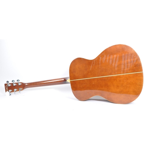 408 - Tanglewood - A TFA VS Tanglewood acoustic guitar with sunburst finish in ' orchestra ' style. Having... 