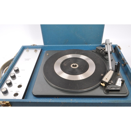 419 - Dancergram - A mid 20th century Dancergram of London record player with integrated Garrard SP25 turn... 